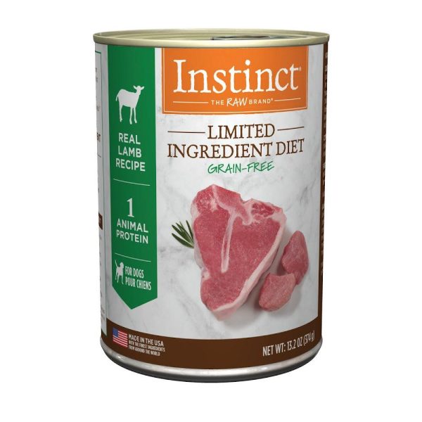 【Instinct】無穀物+單一蛋白系列 - 羊肉 | 主食罐頭 (犬用 )6罐起 For Discount