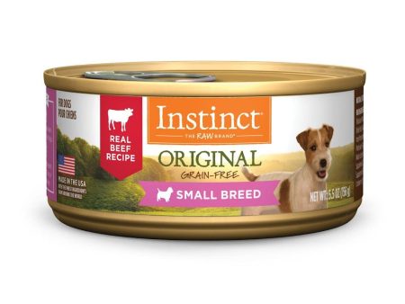 【Instinct】經典無穀物系列 - 牛肉 | 小型犬 主食罐頭 12罐起 Cheap