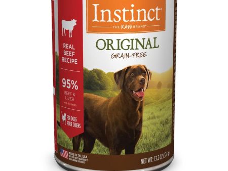 【Instinct】經典無穀物系列 - 牛肉 | 犬主食罐頭 6罐起 Supply