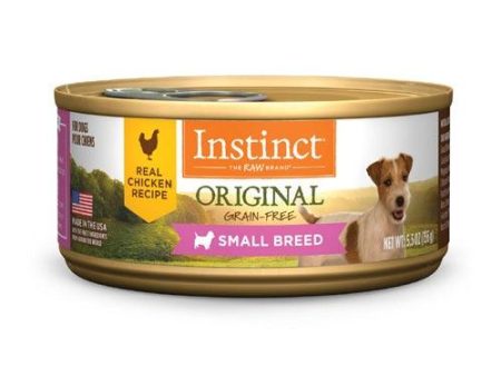 【Instinct】經典無穀物系列 - 雞肉  | 小型犬 主食罐頭 12罐起 Supply