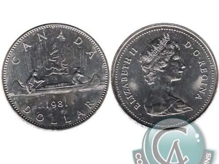 1981 Canada Nickel Dollar Uncirculated (MS-60) Sale