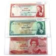 3x East Caribbean States Notes, 1965 & 1985-88 $1 & $5, Circ to VF-EF, 3Pcs (1x Stain) Online now