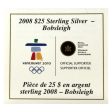 2008 Canada $25 Bobsleigh Olympic Sterling Silver CCCS Certified PF-68 UHC (Toning) For Sale