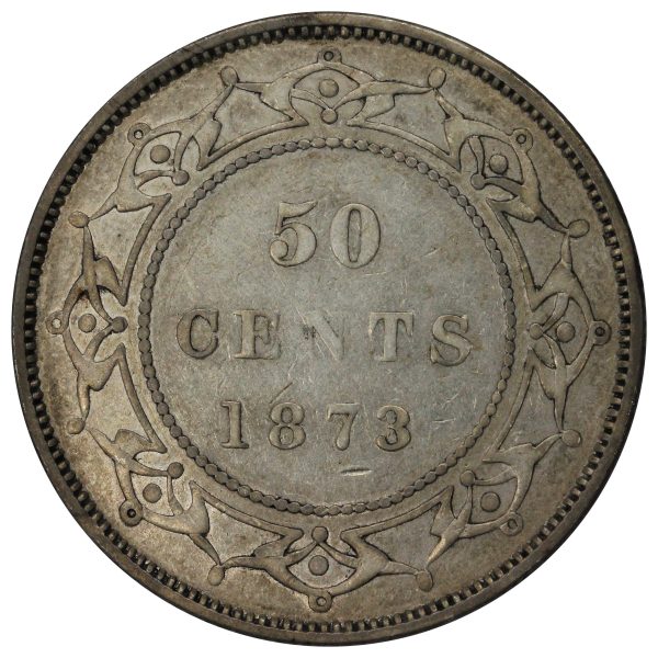 1873 Newfoundland 50-cents Very Fine (VF-20) $ Discount