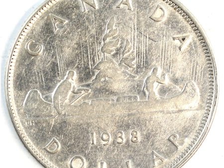 1938 Canada Dollar VG-F (VG-10) For Discount