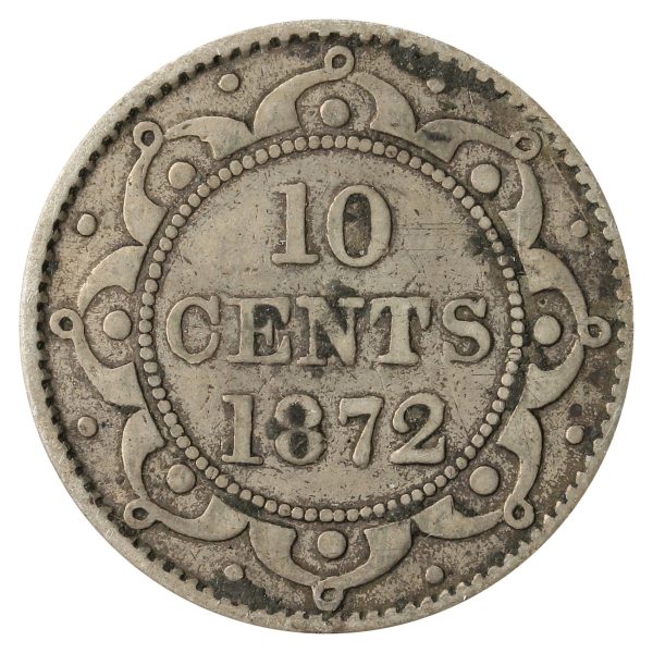 1872H Newfoundland 10-cents VG-F (VG-10) Online