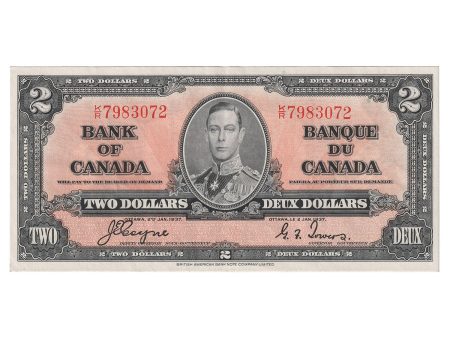 BC-22c 1937 Canada $2 Coyne-Towers, K R, AU Fashion