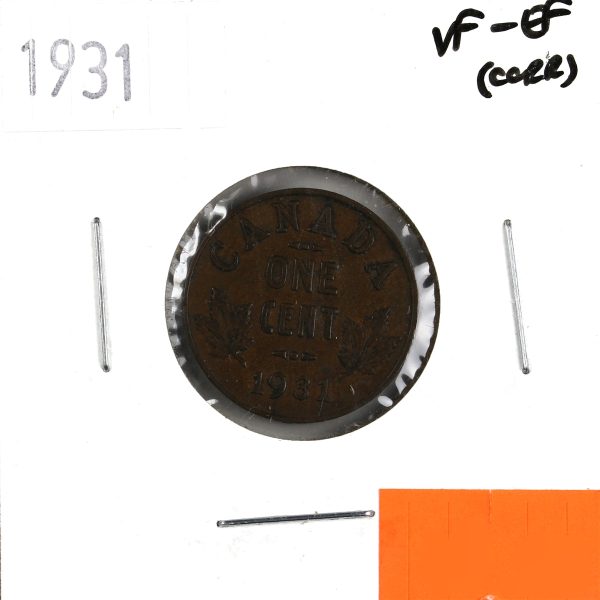 1931 Canada 1-cent VF-EF (VF-30) Corrosion, scratched, or impaired Online now