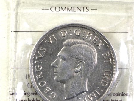 1937 Canada Dollar ICCS Certified AU-50 (QR 837) Online Sale