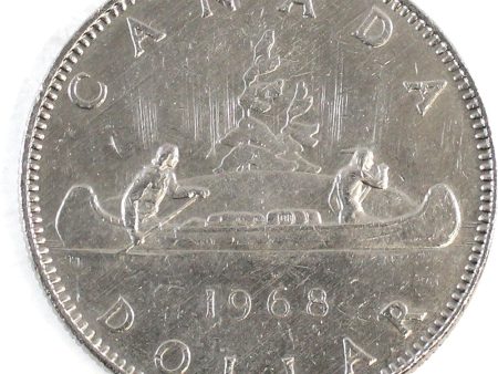 1968 No Island Canada Nickel Dollar AU-UNC (AU-55) Online