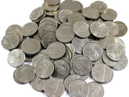 Lot of 100x 1986 Canada Dollars, 100Pcs For Cheap