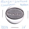 1838 Monzie, Perthshire, Scotland, Communion Token Online now