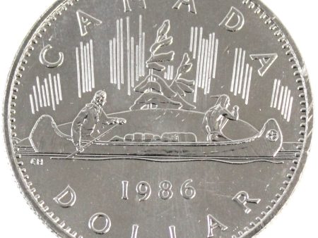 1986 Canada Nickel Dollar Circulated Fashion