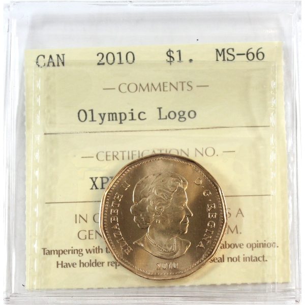 2010 Canada Olympic Loon Dollar ICCS Certified MS-66 Online