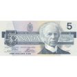 BC-56a 1986 Canada $5 Crow-Bouey, END, AU For Discount