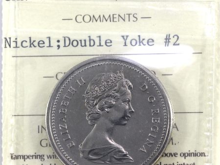 1974 Double Yoke #2 Canada Nickel Dollar ICCS Certified MS-65 (XMO 922) Sale