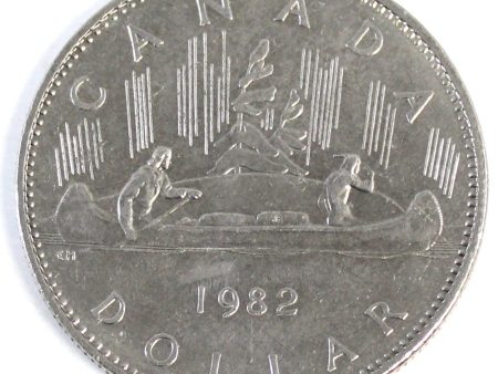 1982 Voyageur Canada Nickel Dollar Circulated Cheap