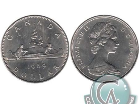 1969 Canada Nickel Dollar Choice Brilliant Uncirculated (MS-64) Online