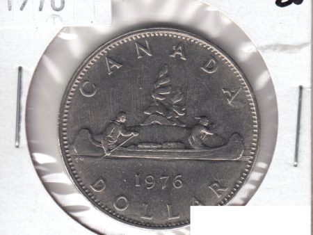 1976 Detached Jewel Canada Nickel Dollar Choice BU (MS-64) Sale