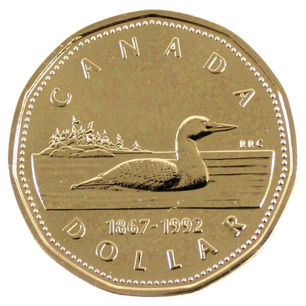 1992 Canada Loon Dollar Proof Like For Cheap