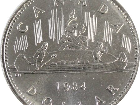 1984 Voyageur Canada Nickel Dollar Uncirculated (MS-60) Fashion