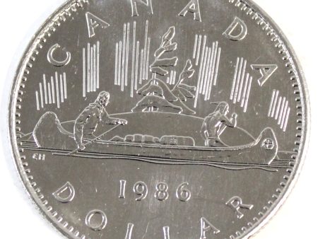 1986 Canada Nickel Dollar Uncirculated (MS-60) Supply