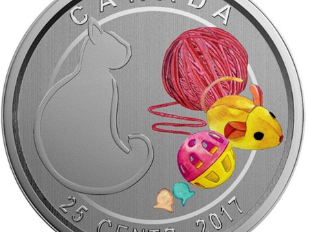 2017 Canada 25-cent Love My Cat Coin in Card For Discount