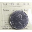 1982 Constitution Canada Nickel Dollar ICCS Certified MS-64 Online Hot Sale