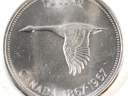 1967 Canada Dollar Brilliant Uncirculated (MS-63) Cheap