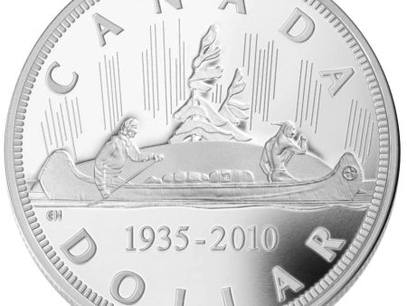 1935-2010 Canada $1 Voyageur Lmt. Ed. Proof Sterling Silver Dollar (SQUARE CAPSULE) Online Sale