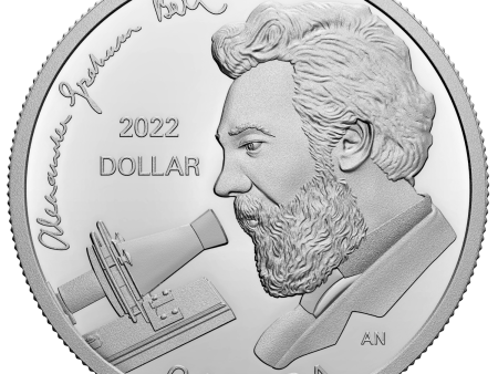 2022 Canada Alexander Graham Bell Sp. Ed. Proof Silver Dollar in Square Capsule (No Tax) Hot on Sale