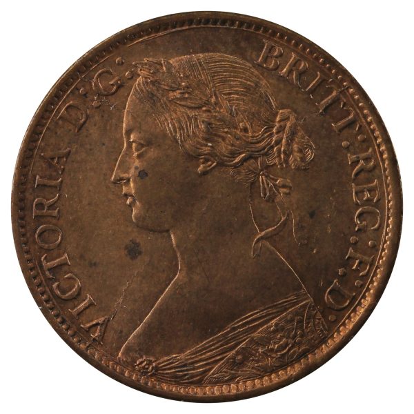 1861 Nova Scotia 1 2 Cent Brilliant Uncirculated (MS-63) $ For Discount