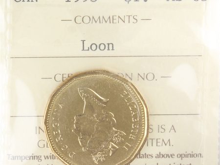 1993 Canada Loon Dollar ICCS Certified MS-65 Supply