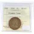 2004 Canada Olympic Loon Dollar ICCS Certified MS-65 Discount