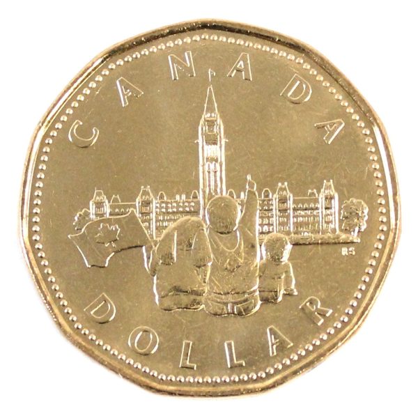 1992 Canada Parliament Dollar Brilliant Uncirculated (MS-63) on Sale