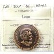 2004 Canada Loon Dollar ICCS Certified MS-65 Online Sale