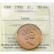 1990 Canada Loon Dollar ICCS Certified MS-64 Online