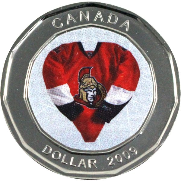 2009 Canada Ottawa Senators Dollar Proof Like (from Set) $ Online now