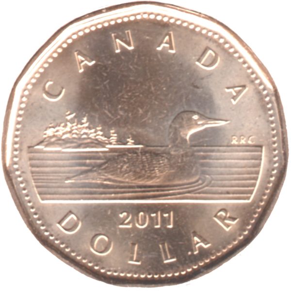 2011 Canada Loon Dollar Brilliant Uncirculated (MS-63) For Discount