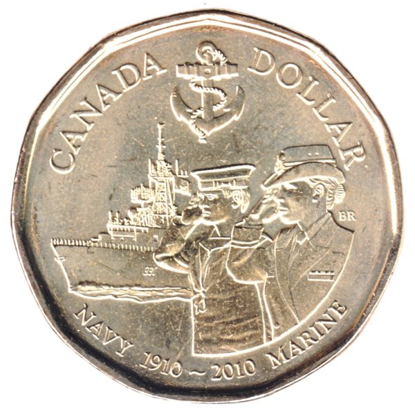 2010 Canada Navy Dollar Brilliant Uncirculated (MS-63) For Discount