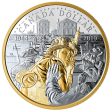 2019 Canada 75th Ann. of D-Day Gold Plated Proof Silver Dollar (No Tax) Square Capsule on Sale