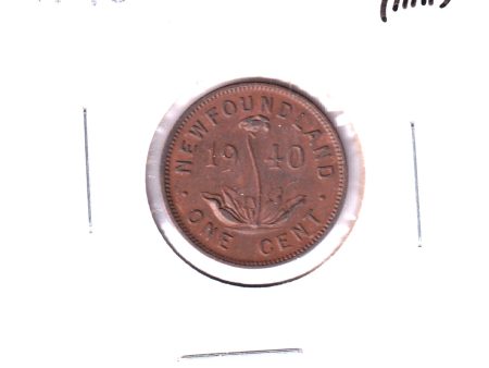 1940 Newfoundland 1-cent VF-EF (VF-30) Corrosion, nick, or impaired Supply