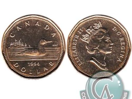 1994 Canada Loon Dollar Brilliant Uncirculated (MS-63) Fashion