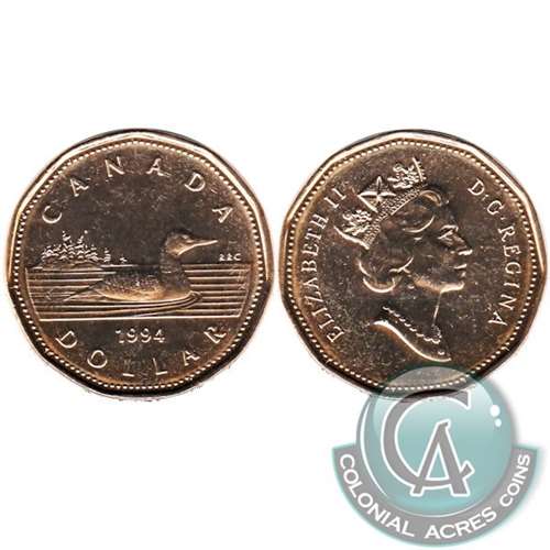 1994 Canada Loon Dollar Brilliant Uncirculated (MS-63) Fashion