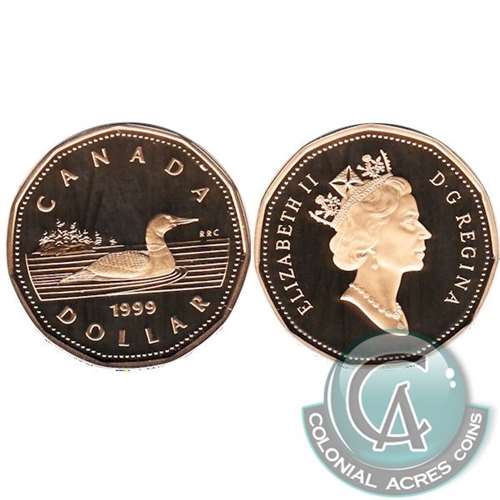 1999 Canada Loon Dollar Proof Hot on Sale