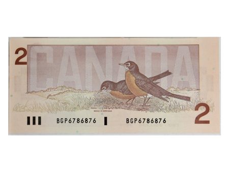 BC-55b-N1-iii 1986 Canada $2 Thiessen-Crow, 3 Digit RADAR, BGP6786876 CUNC Online now