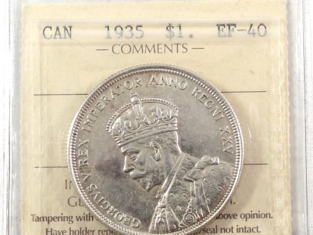 1935 Canada Dollar ICCS Certified EF-40 Cheap