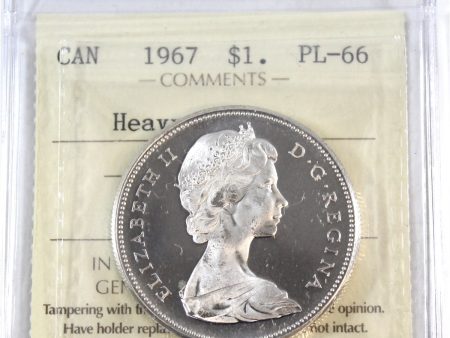 1967 Canada Dollar ICCS Certified PL-66 Heavy Cameo Supply