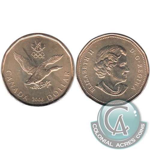 2006 Canada Olympic Loon Dollar Brilliant Uncirculated (MS-63) Online now