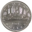 1984 Voyageur Canada Nickel Dollar Brilliant Uncirculated (MS-63) Discount